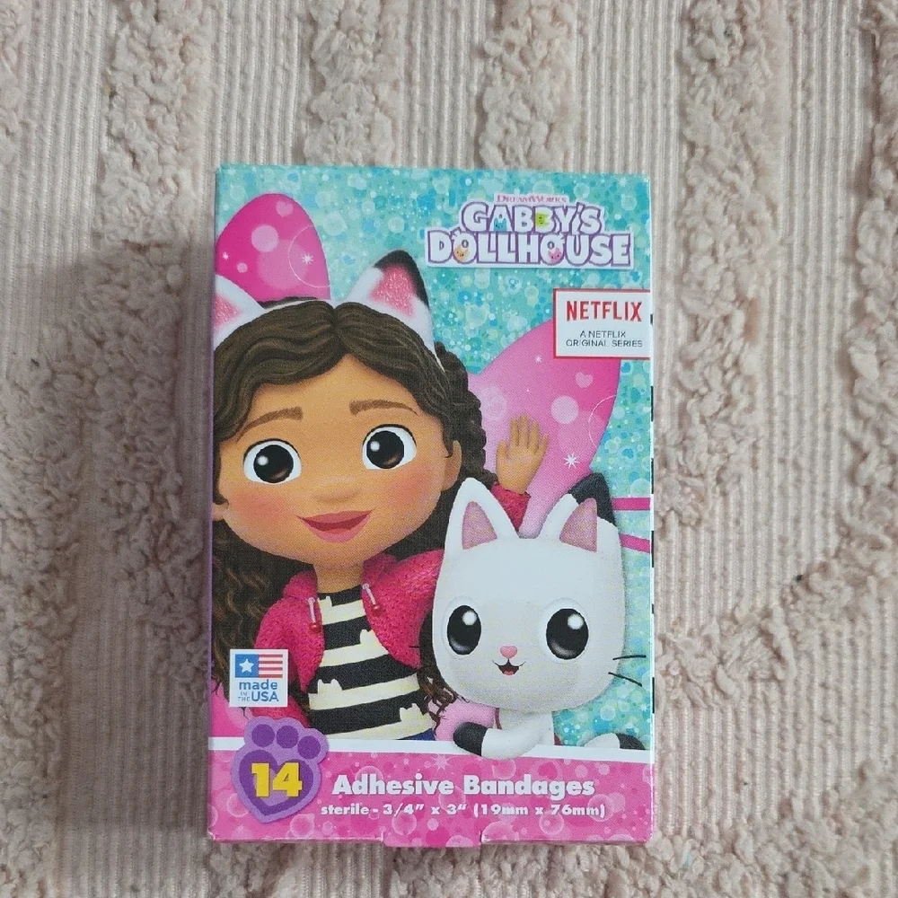 Gabby's Dollhouse And Afro Unicorn Adhesive Bandages,‎ 13 Boxes, New